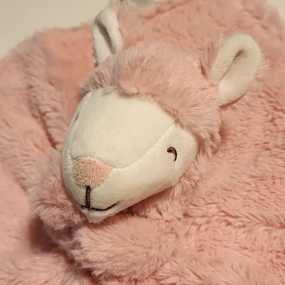 Carter's Llama pink plush lovey security blanket